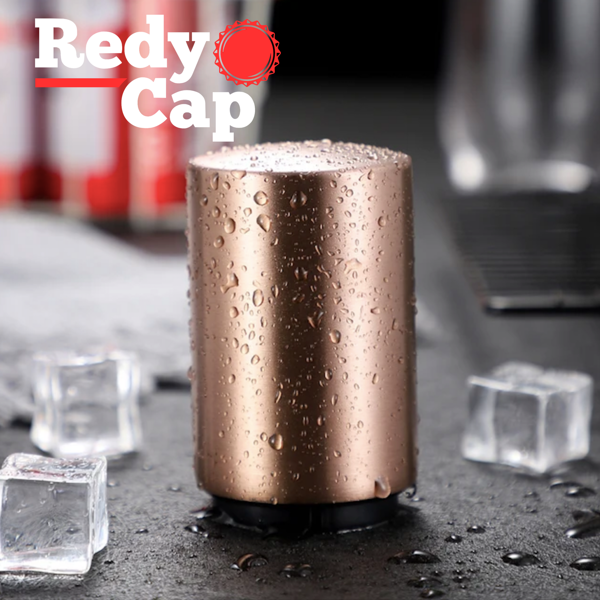 The Redy Cap™ Automatic Bottle Opener